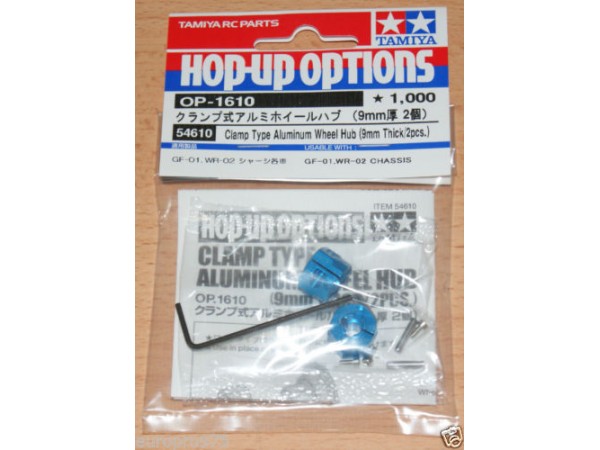 Tamiya 54610 Clamp Type Aluminum Wheel Hub 9mm Thick 2pcs for sale online